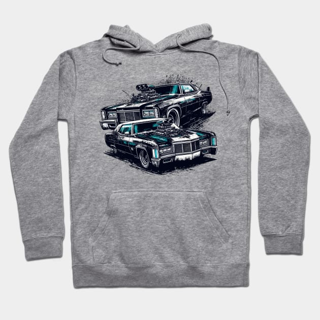 Cadillac Eldorado Hoodie by Vehicles-Art